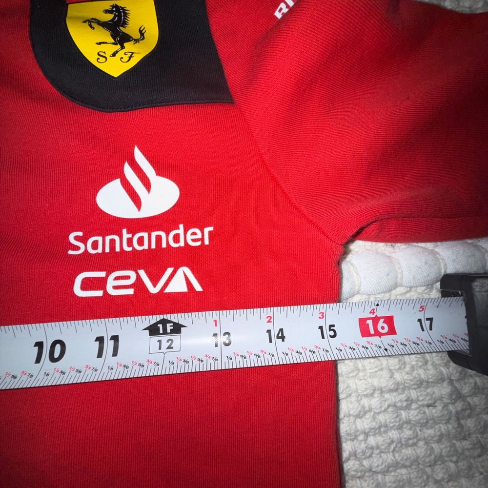 Scuderia Puma Ferrari Hoodie Youth XS Red Racing F1 Lewis Hamilton Racing 2023 - Picture 3 of 6